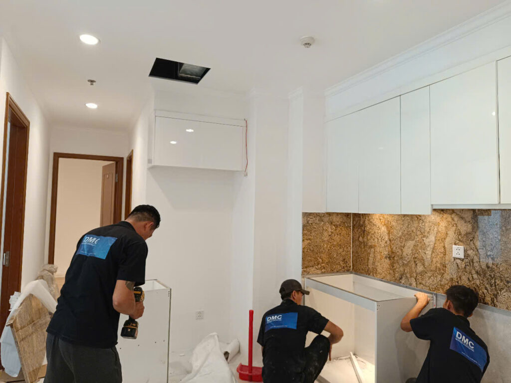 DMC thi công nhà bếp